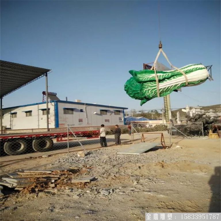 农业基地大白菜雕塑加工厂家 白菜雕塑款式造型